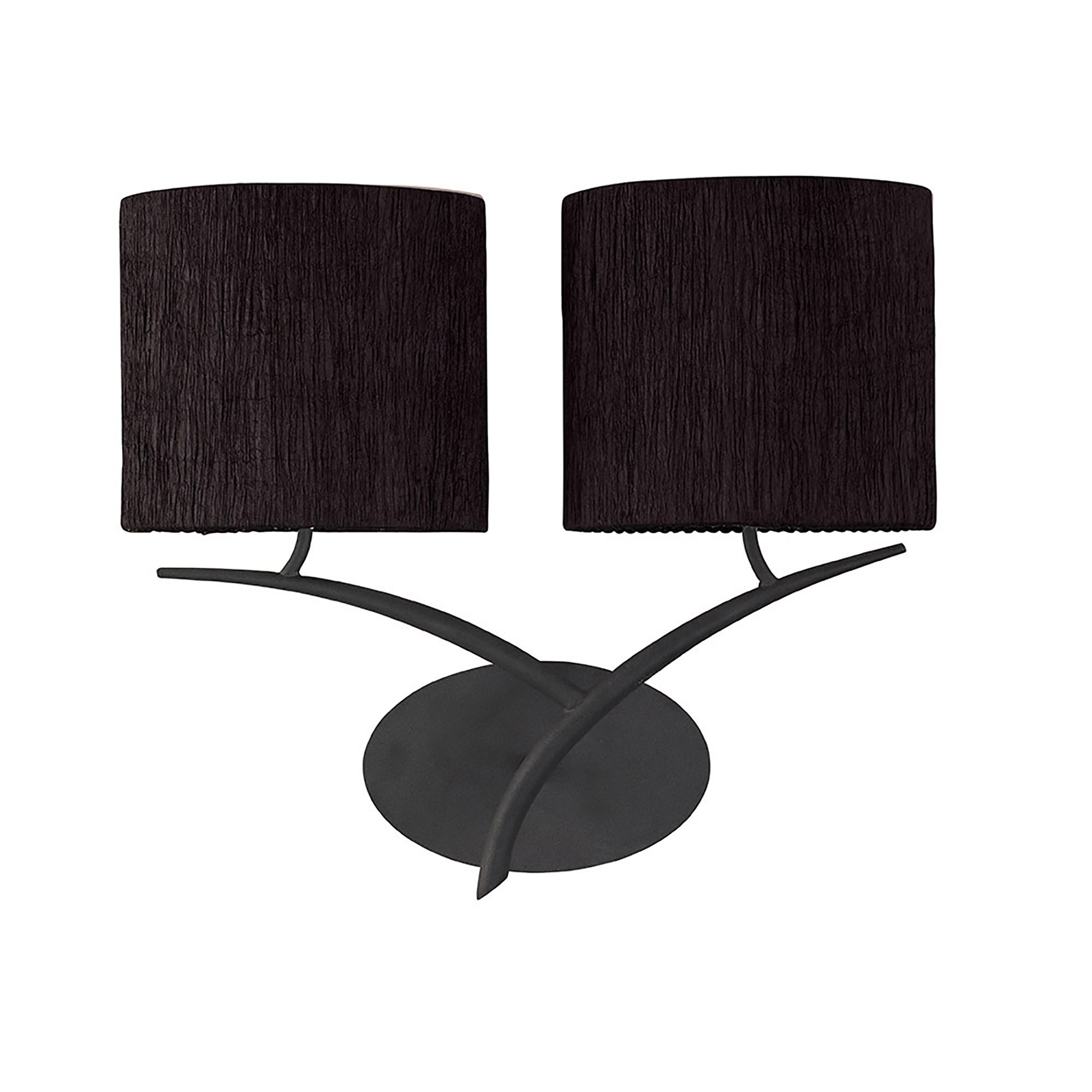 Eve Anthracite-Black Wall Lights Mantra Armed Wall Lights
